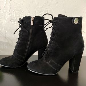 Ivanka Trump Black Suede Boots